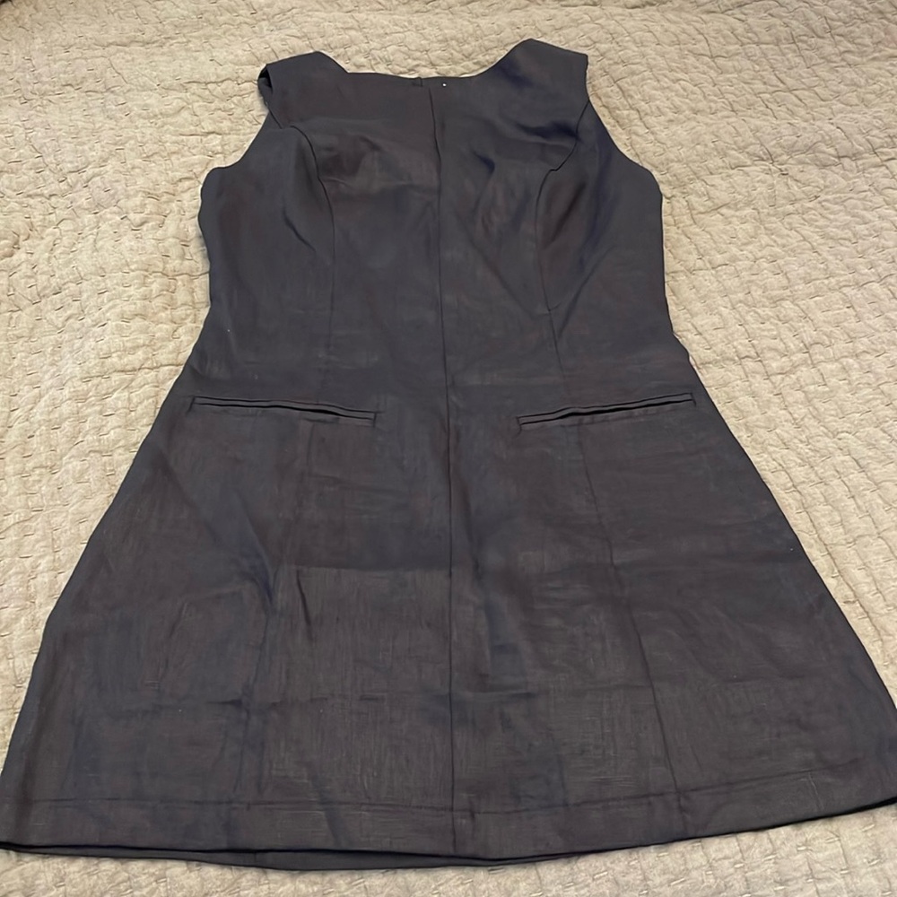 Reformation Citron Linen Dress